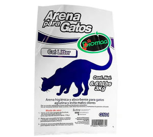 ARENA PARA GATO 3 KG BIOMAA